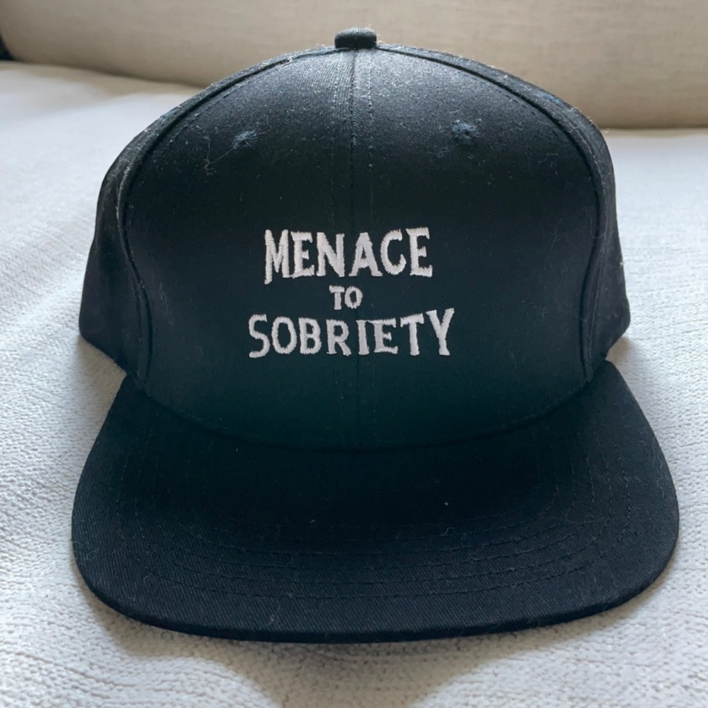 Black baseball cap